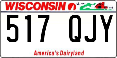 WI license plate 517QJY