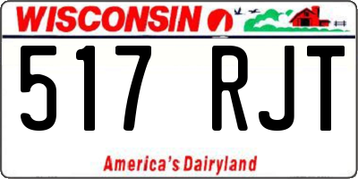 WI license plate 517RJT