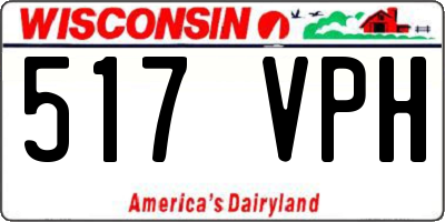 WI license plate 517VPH