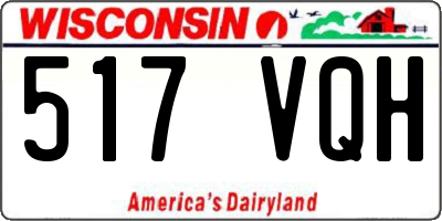 WI license plate 517VQH