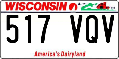 WI license plate 517VQV