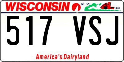 WI license plate 517VSJ
