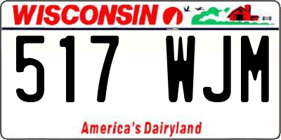 WI license plate 517WJM