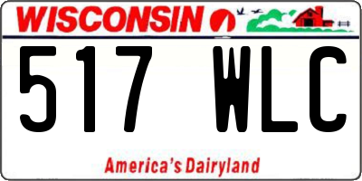WI license plate 517WLC