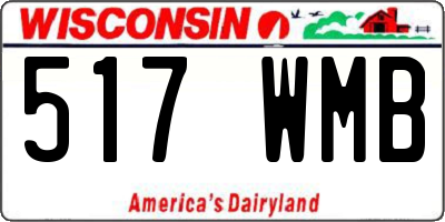WI license plate 517WMB