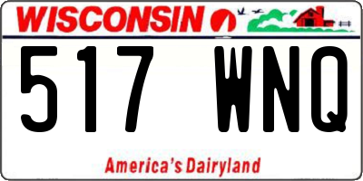 WI license plate 517WNQ