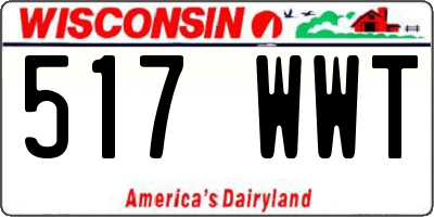 WI license plate 517WWT