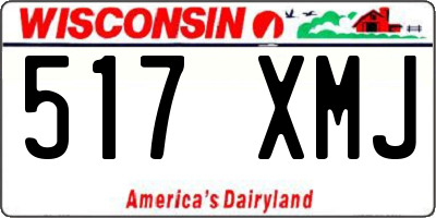 WI license plate 517XMJ