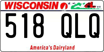 WI license plate 518QLQ