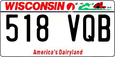 WI license plate 518VQB