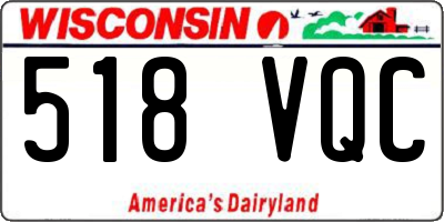 WI license plate 518VQC