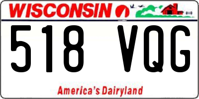 WI license plate 518VQG