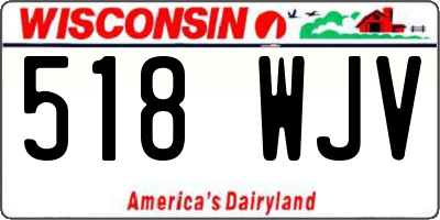 WI license plate 518WJV