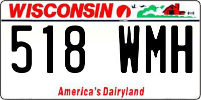 WI license plate 518WMH