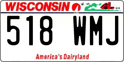 WI license plate 518WMJ