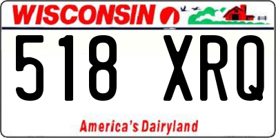 WI license plate 518XRQ