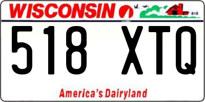 WI license plate 518XTQ