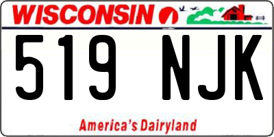 WI license plate 519NJK
