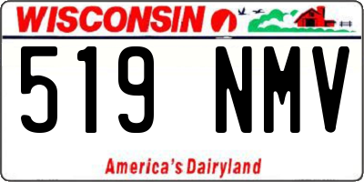 WI license plate 519NMV