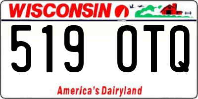 WI license plate 519OTQ