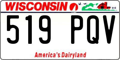 WI license plate 519PQV