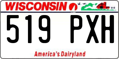 WI license plate 519PXH