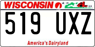 WI license plate 519UXZ