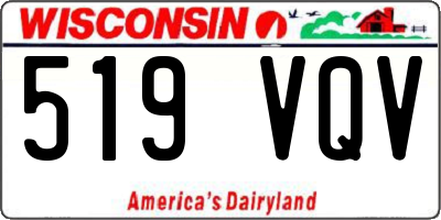 WI license plate 519VQV