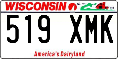 WI license plate 519XMK