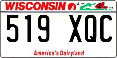 WI license plate 519XQC