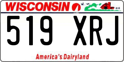 WI license plate 519XRJ