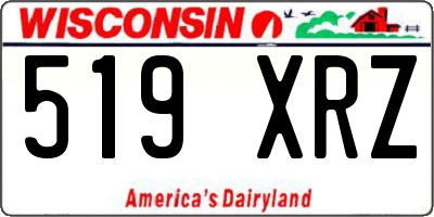 WI license plate 519XRZ