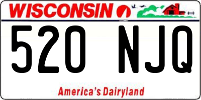 WI license plate 520NJQ