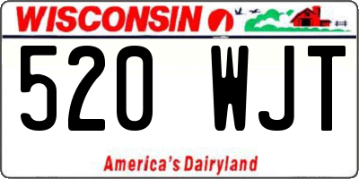 WI license plate 520WJT