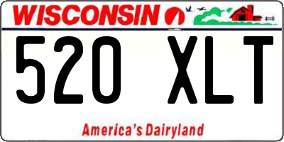 WI license plate 520XLT