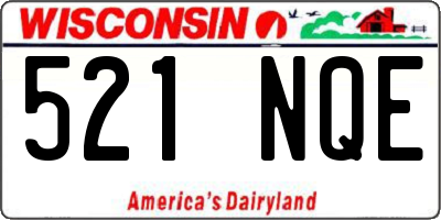 WI license plate 521NQE