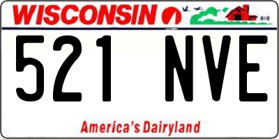 WI license plate 521NVE