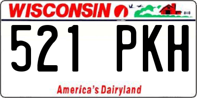 WI license plate 521PKH