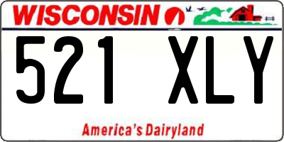 WI license plate 521XLY