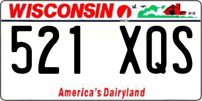 WI license plate 521XQS