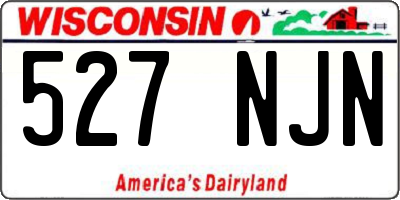 WI license plate 527NJN