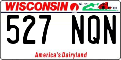 WI license plate 527NQN