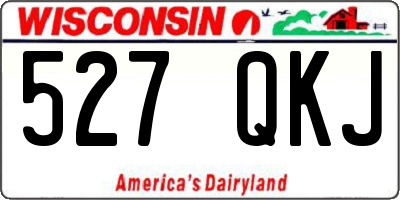 WI license plate 527QKJ