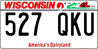 WI license plate 527QKU