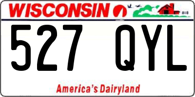 WI license plate 527QYL
