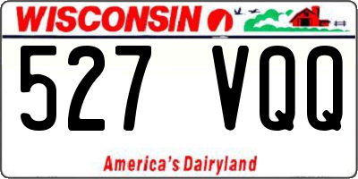 WI license plate 527VQQ