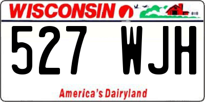 WI license plate 527WJH