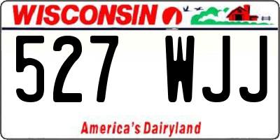 WI license plate 527WJJ