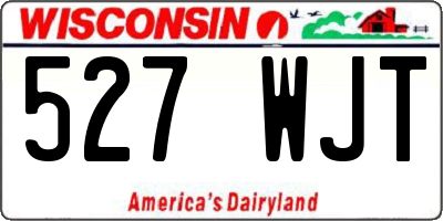 WI license plate 527WJT