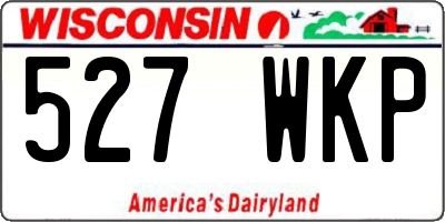WI license plate 527WKP